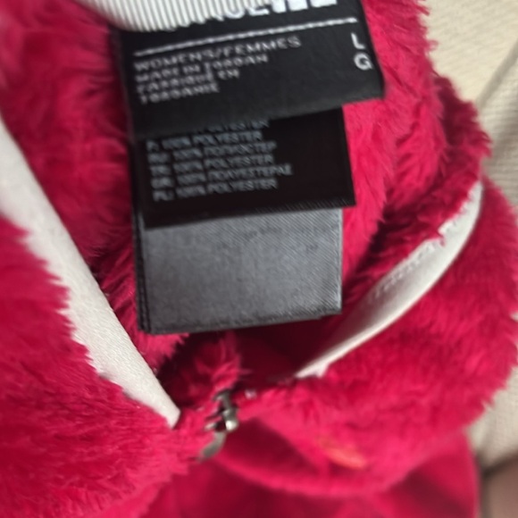 The North Face Osito Fleece Hooded Jacket Hot Pink - Picture 4 of 4